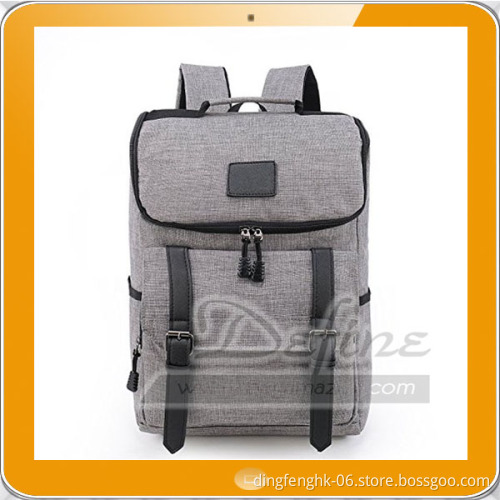 Lightweight Canvas Leather Travel Backpack